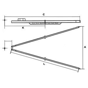 KIPPIAISA 2700KG 2700MM O+V, RT-2700-48 40x80