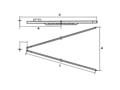 KIPPIAISA 2700KG 3000MM O+V, RT-2700-48 40x80